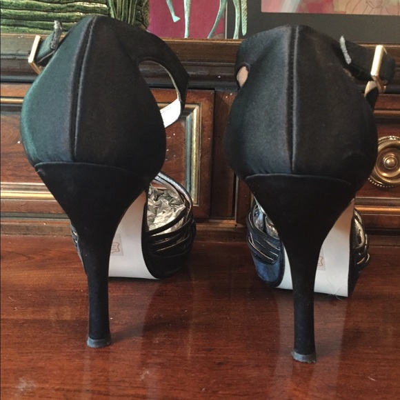 Caparros High Heel Satin Sandals - Picture 5 of 6